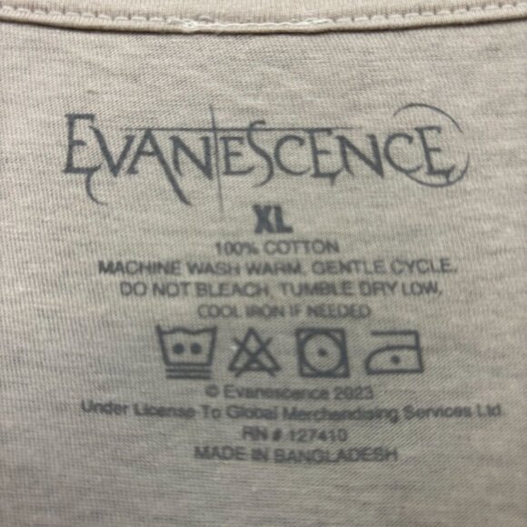 Evanescence Everybody's Fool Gothic Metal Band T-Shirt Size Extra Large - Picture 4 of 4